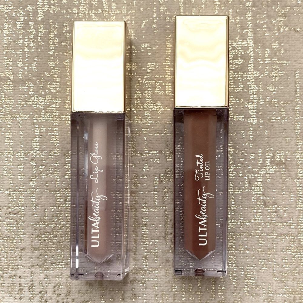 Ulta Beauty Shiny Sheer Lip Gloss & Tan Tinted Lip Oil. Travel Size. New!